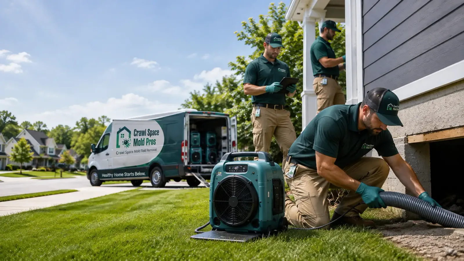 Crawl Space Mold Removal in Wellsville, KS